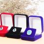 Universal Plush Velvet Travel Jewelry Case, Mini Jewelry Box, Small Jewelry Organizer Portable Display Jewelry Storage Case for Rings Earrings Necklace Bracelet Bangle,Gifts for Girls Women