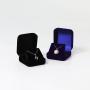 Universal Plush Velvet Travel Jewelry Case, Mini Jewelry Box, Small Jewelry Organizer Portable Display Jewelry Storage Case for Rings Earrings Necklace Bracelet Bangle,Gifts for Girls Women