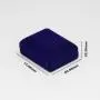 Plush Velvet Travel Jewelry Case, Mini Jewelry Box, Small Jewelry Organizer Portable Display Jewelry Storage Case for Necklace ,Gifts for Girls Women