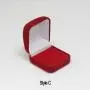 Plush Velvet Travel Jewelry Case, Mini Jewelry Box, Small Jewelry Organizer Portable Display Jewelry Storage Case for Ring,Gifts for Girls Women