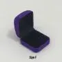 Plush Velvet Travel Jewelry Case, Mini Jewelry Box, Small Jewelry Organizer Portable Display Jewelry Storage Case for Ring,Gifts for Girls Women