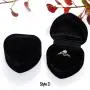 Plush Velvet Travel Jewelry Case, Mini Jewelry Box, Small Jewelry Organizer Portable Display Jewelry Storage Case for Ring,Gifts for Girls Women