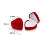 Plush Velvet Travel Jewelry Case, Mini Jewelry Box, Small Jewelry Organizer Portable Display Jewelry Storage Case for Ring,Gifts for Girls Women