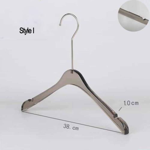Free Customization Logo 1pcs High Quality Grey Acrylic Hangers, Made of Gray Acrylic for a Luxurious Look and Feel with Swivel Hook (Shirt) for Women Free Customization Logo 1pcs High Quality Grey Acrylic Hangers, Made of Gray Acrylic for a Luxurious Look and Feel with Swivel Hook (Shirt) for Women