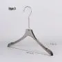 Free Customization Logo 1pcs High Quality Grey Acrylic Hangers, Made of Gray Acrylic for a Luxurious Look and Feel with Swivel Hook (Shirt) for Women