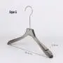 Free Customization Logo 1pcs High Quality Grey Acrylic Hangers, Made of Gray Acrylic for a Luxurious Look and Feel with Swivel Hook (Shirt) for Women