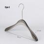 Free Customization Logo 1pcs High Quality Grey Acrylic Hangers, Made of Gray Acrylic for a Luxurious Look and Feel with Swivel Hook (Shirt) for Women Free Customization Logo 1pcs High Quality Grey Acrylic Hangers, Made of Gray Acrylic for a Luxurious Look and Feel with Swivel Hook (Shirt) for Women
