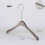 Free Customization Logo 1pcs High Quality Grey Acrylic Hangers, Made of Gray Acrylic for a Luxurious Look and Feel with Swivel Hook (Shirt) for Kids children