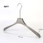 Free Customization Logo 1pcs High Quality Grey Acrylic Hangers, Made of Gray Acrylic for a Luxurious Look and Feel with Swivel Hook (Shirt) for Men