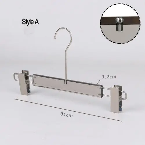 Free Customization Logo 1pcs High Quality Grey Acrylic Hangers, Made of Gray Acrylic with Clip for a Luxurious Look and Feel with Swivel Hook (Pants) for Women,Children and Men Free Customization Logo 1pcs High Quality Grey Acrylic Hangers, Made of Gray Acrylic with Clip for a Luxurious Look and Feel with Swivel Hook (Pants) for Women,Children and Men