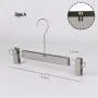 Free Customization Logo 1pcs High Quality Grey Acrylic Hangers, Made of Gray Acrylic with Clip for a Luxurious Look and Feel with Swivel Hook (Pants) for Women,Children and Men Free Customization Logo 1pcs High Quality Grey Acrylic Hangers, Made of Gray Acrylic with Clip for a Luxurious Look and Feel with Swivel Hook (Pants) for Women,Children and Men