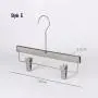 Free Customization Logo 1pcs High Quality Grey Acrylic Hangers, Made of Gray Acrylic with Clip for a Luxurious Look and Feel with Swivel Hook (Pants) for Women,Children and Men Free Customization Logo 1pcs High Quality Grey Acrylic Hangers, Made of Gray Acrylic with Clip for a Luxurious Look and Feel with Swivel Hook (Pants) for Women,Children and Men