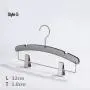 Free Customization Logo 1pcs High Quality Grey Acrylic Hangers, Made of Gray Acrylic with Clip for a Luxurious Look and Feel with Swivel Hook (Pants) for Women,Children and Men Free Customization Logo 1pcs High Quality Grey Acrylic Hangers, Made of Gray Acrylic with Clip for a Luxurious Look and Feel with Swivel Hook (Pants) for Women,Children and Men
