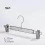 Free Customization Logo 1pcs High Quality Grey Acrylic Hangers, Made of Gray Acrylic with Clip for a Luxurious Look and Feel with Swivel Hook (Pants) for Women,Children and Men Free Customization Logo 1pcs High Quality Grey Acrylic Hangers, Made of Gray Acrylic with Clip for a Luxurious Look and Feel with Swivel Hook (Pants) for Women,Children and Men
