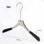 Free Customization Logo 1pcs High Quality Grey Acrylic Hangers, Made of Gray Acrylic with Velvet for a Luxurious Look and Feel with Swivel Hook (Shirt) for Women