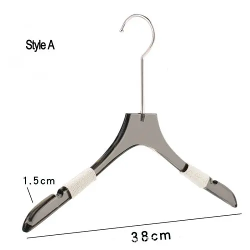 Free Customization Logo 1pcs High Quality Grey Acrylic Hangers, Made of Gray Acrylic with Wrapped Rope for a Luxurious Look and Feel with Swivel Hook (Shirt) for Women Free Customization Logo 1pcs High Quality Grey Acrylic Hangers, Made of Gray Acrylic with Wrapped Rope for a Luxurious Look and Feel with Swivel Hook (Shirt) for Women