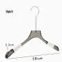 Free Customization Logo 1pcs High Quality Grey Acrylic Hangers, Made of Gray Acrylic with Wrapped Rope for a Luxurious Look and Feel with Swivel Hook (Shirt) for Women Free Customization Logo 1pcs High Quality Grey Acrylic Hangers, Made of Gray Acrylic with Wrapped Rope for a Luxurious Look and Feel with Swivel Hook (Shirt) for Women