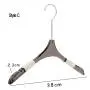 Free Customization Logo 1pcs High Quality Grey Acrylic Hangers, Made of Gray Acrylic with Wrapped Rope for a Luxurious Look and Feel with Swivel Hook (Shirt) for Women Free Customization Logo 1pcs High Quality Grey Acrylic Hangers, Made of Gray Acrylic with Wrapped Rope for a Luxurious Look and Feel with Swivel Hook (Shirt) for Women