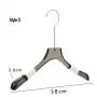 Free Customization Logo 1pcs High Quality Grey Acrylic Hangers, Made of Gray Acrylic with Wrapped Rope for a Luxurious Look and Feel with Swivel Hook (Shirt) for Women Free Customization Logo 1pcs High Quality Grey Acrylic Hangers, Made of Gray Acrylic with Wrapped Rope for a Luxurious Look and Feel with Swivel Hook (Shirt) for Women