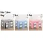 Fun home Clothes Storage Organizer Bins, Foldable Storage Bins-Linen Cloth stainless Steel Frame Storage Box for Clothing Storage with Foldable Clear Window & Reinforced Handles Fun home Clothes Storage Organizer Bins, Foldable Storage Bins-Linen Cloth stainless Steel Frame Storage Box for Clothing Storage with Foldable Clear Window & Reinforced Handles
