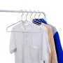 10 Extra Wide 20"/50cm Heavy Duty Aluminum Clothes Hangers for XL XXL and Larger Sizes