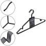 pamo Matte Black Metal Clothes Hangers - 20 packs Stainless Steel Black Hangers multiple size available- Nickel on black plated Coated, Scratch- and Rust-Resistant - Space Saving Clothes Hanger pamo Matte Black Metal Clothes Hangers - 20 packs Stainless Steel Black Hangers multiple size available- Nickel on black plated Coated, Scratch- and Rust-Resistant - Space Saving Clothes Hanger