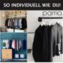 pamo Matte Black Metal Clothes Hangers - 20 packs Stainless Steel Black Hangers multiple size available- Nickel on black plated Coated, Scratch- and Rust-Resistant - Space Saving Clothes Hanger pamo Matte Black Metal Clothes Hangers - 20 packs Stainless Steel Black Hangers multiple size available- Nickel on black plated Coated, Scratch- and Rust-Resistant - Space Saving Clothes Hanger