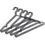 pamo Matte Black Metal Clothes Hangers -  20 packs Stainless Steel Black Hangers multiple size available- Nickel on black plated Coated, Scratch- and Rust-Resistant - Space Saving Clothes Hanger