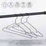 pamo Matte Black Metal Clothes Hangers -  20 packs Stainless Steel Black Hangers multiple size available- Nickel on black plated Coated, Scratch- and Rust-Resistant - Space Saving Clothes Hanger