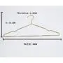 Matte Black, Gold, Rose Gold Metal Clothes Hangers -  20 packs Metal Hangers multiple size available- Chrome plated, Scratch- and Rust-Resistant - Space Saving Clothes Hanger