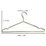 Matte Black, Gold, Rose Gold Metal Clothes Hangers -  20 packs Metal Hangers multiple size available- Chrome plated, Scratch- and Rust-Resistant - Space Saving Clothes Hanger