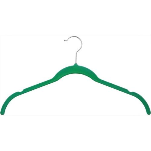 Wholesale Velvet Hangers Cheap Plastic Black Non Slip Flocked Clothes Hanger rose Flocked non-slip velvet plastic clothes hangers	