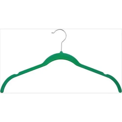 Wholesale Velvet Hangers Cheap Plastic Black Non Slip Flocked Clothes Hanger rose Flocked non-slip velvet plastic clothes hangers	
