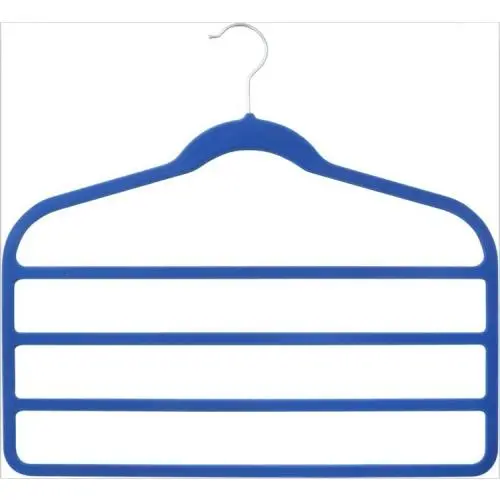 Magic Multi Layer Pants Drying Flocking Hanger Trousers Space Saver Scarf Hanger Magic Multi Layer Pants Drying Flocking Hanger Trousers Space Saver Scarf Hanger