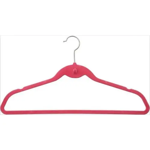 Cheap plastic non slip velvet flocked hanger Flocked non-slip velvet plastic clothes hangers Cheap plastic non slip velvet flocked hanger Flocked non-slip velvet plastic clothes hangers