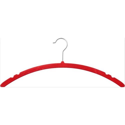 wholesale colorful slim velvet flocked suit hanger used for bedroom and closet Flocked non-slip velvet plastic clothes hangers wholesale colorful slim velvet flocked suit hanger used for bedroom and closet Flocked non-slip velvet plastic clothes hangers