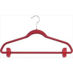 Velvet Flocked Garment hangers Hanger Clips	