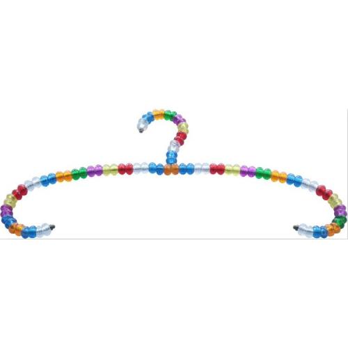 Arch Metal Clothes Hanger with Plastic Pearl Coated