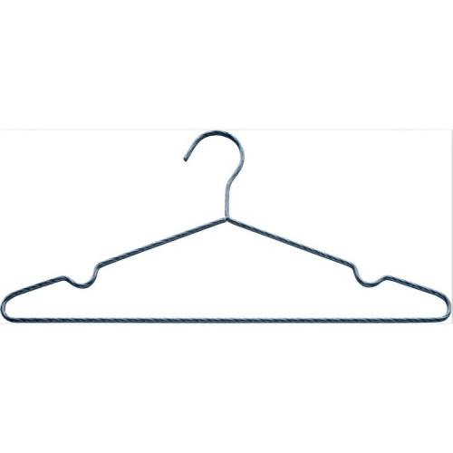 Gold metal wire twisted clothes slim hangers