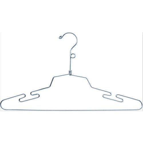 Custom high quality cheap coated silver metal 304 stainless steel wire clothes hanger for laundry