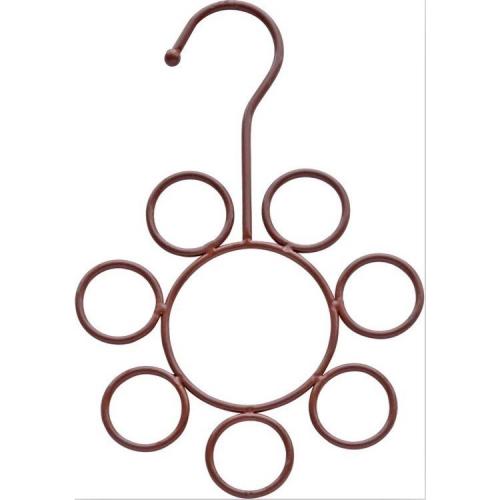 velvet scarf hanger flocking flowers hanger