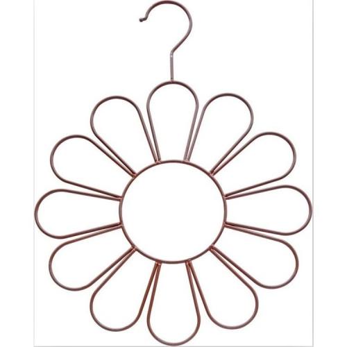 velvet scarf hanger flocking flowers hanger