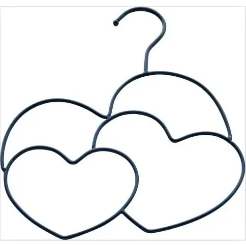 Heart Shape Scarf Velvet Hanger Heart Shape Scarf Velvet Hanger