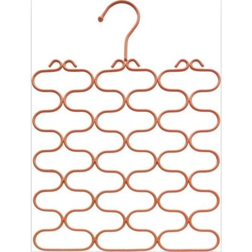 Speed Waites Velvet Thin Non-Slip Clip Hangers - Set of 6 Space Saving Clothing Hangers with Clips, Durable Flocked Hangers, Skirt Hangers ( Pink)