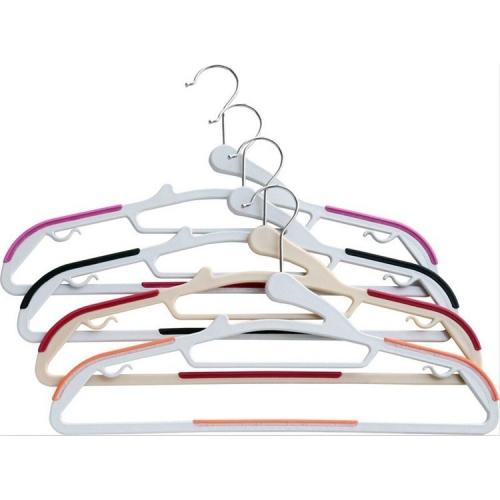 plastic white hanger new pp raise product new product plastic black hanger