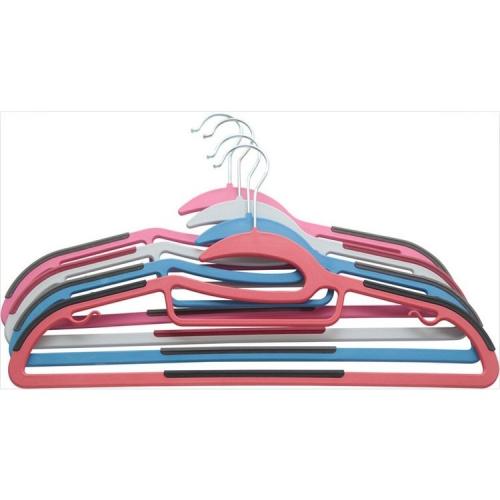 shop style flat black plastic clothes hanger