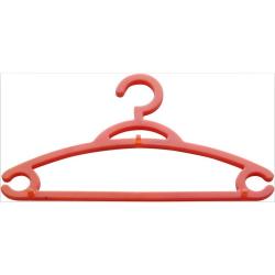 Hot selling OEM custom logo printed colored plastic hanger for clothes