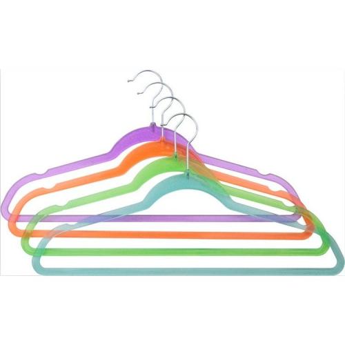 Plastic PP multi-use multi-color coat kids plastic hangers for clothes