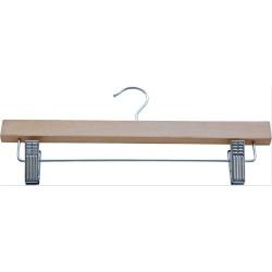 Best selling customized wooden pants clips hangers Wooden Pants Hangers	