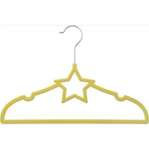 Amazonbasics luxury chrome hook non slip gray velvet cloth hanger for pants Kids & baby flocked non-slip velvet plastic clothes hangers	